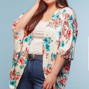 Floral Lightweight Shabby Chic Women's New Kimono Top